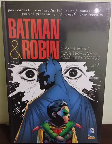 REVISTA BATMAN E ROBIN VS CAVALEIRO BRANCO NOVA E LACRADA 