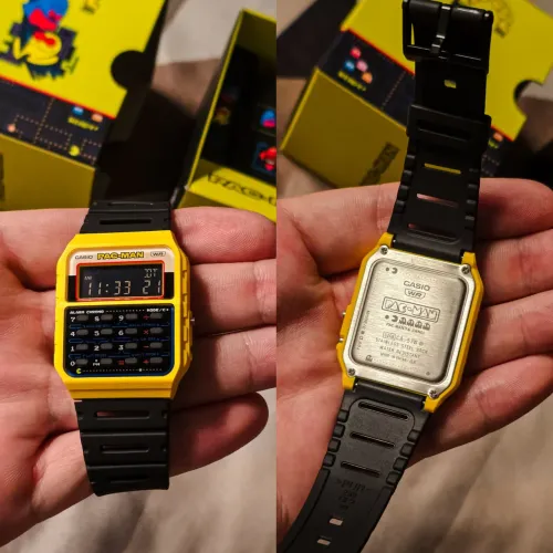 Relógio Casio PAC-MAN calculadora EDIÇÃO LIMITADA RARA NOVO