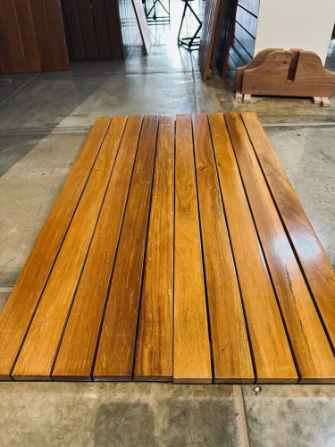 Deck Cumaru m2 mesclado 7cm largura 2cm espessura