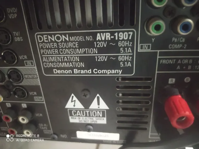 RECEIVER COM DEFEITO, NÃO LIGA