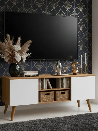 Rack Venus Retrô p/ TV até 50''