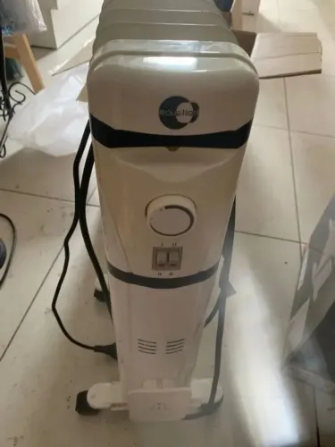Aquecedor em perfeito estado de funcionamento