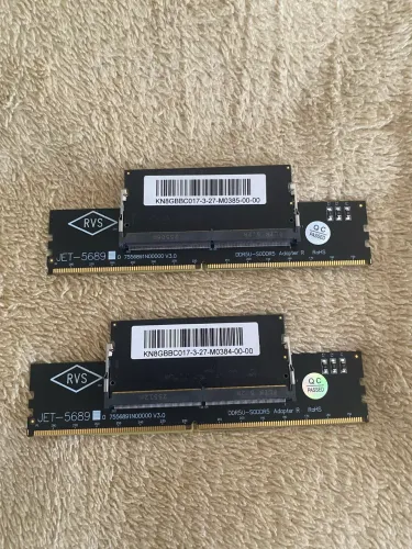 Kit Memória RAM DDR5 16GB (2x8GB) + Adaptadores | Excelente Estado