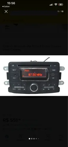 RÁDIO ORIGINAL RENAULT LOGAN 2015 | SOM ORIGINAL
