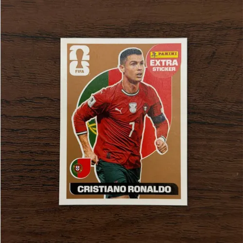 Figurinhas Extra Stickers (Legends) do Cristiano Ronaldo, CR7
