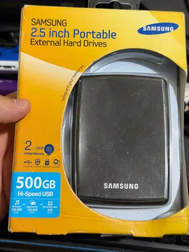 Vendo hd portatil samsung 500gb