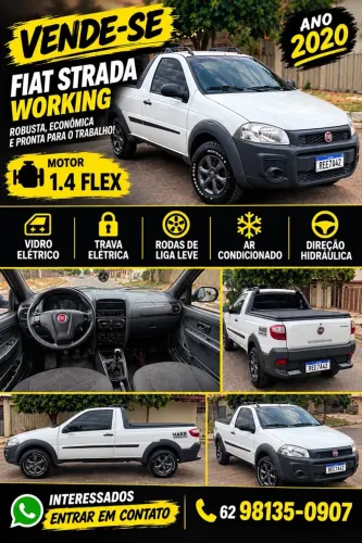Fiat Strada Working Hard 1.4 Fire Flex 8V CS 2020