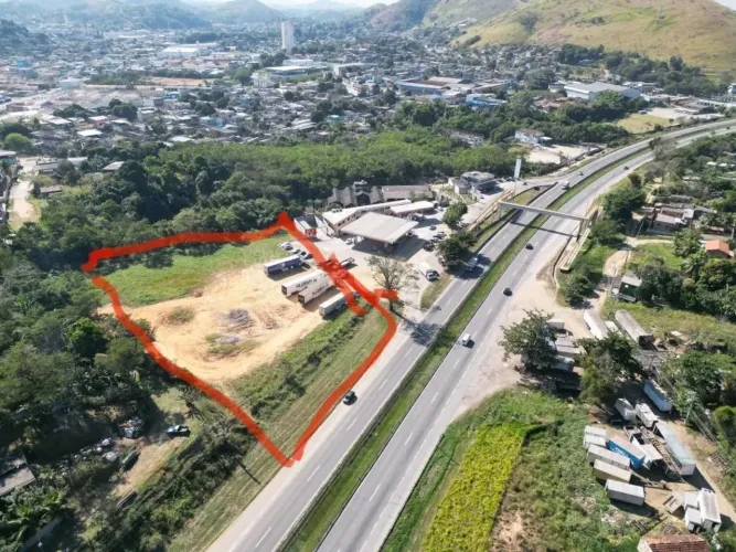 Vendo ou alugo terreno em frente a dutra com 10000 m² com RGI ao lado da entrada de queima