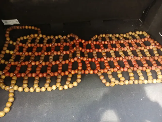 Encosto Massageador Bolinhas Madeira