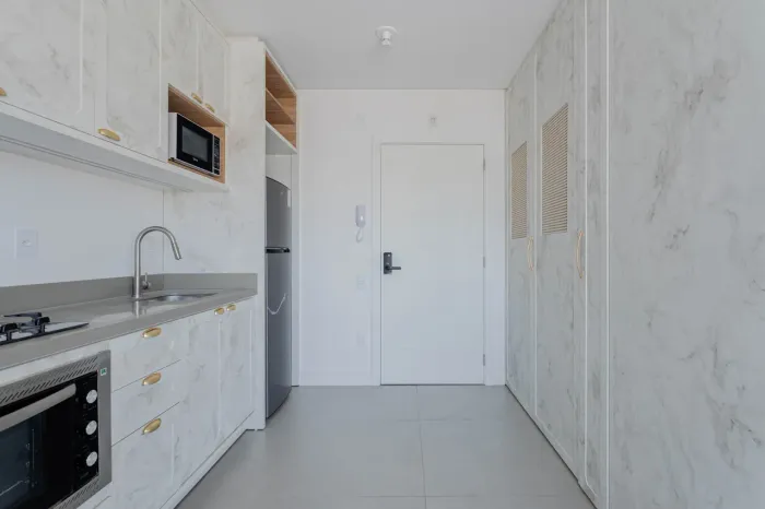 Studio mobiliado para locação no D/NEX Residence Club  Jardim Atlântico, Florianópolis