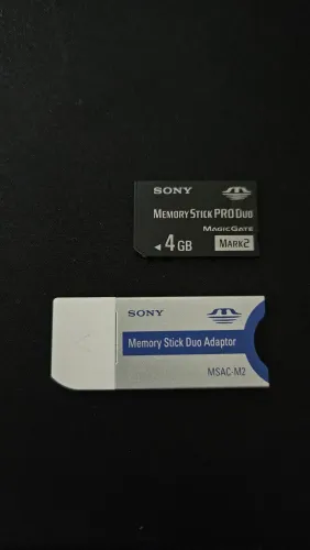Memory stick pro duo 4gb + adaptador Sony original