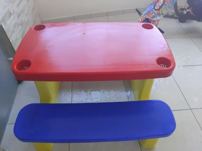 Mesa Infantil Escolar e Lanches e Atividades