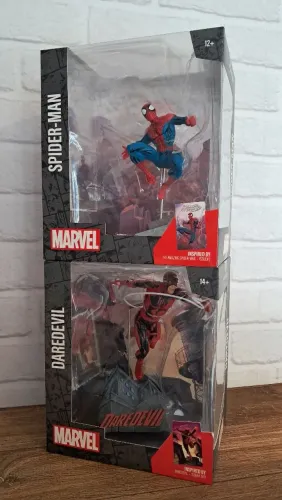 Pack McFarlane Marvel 1/10 - Homem-Aranha + Demolidor (Lacrados)