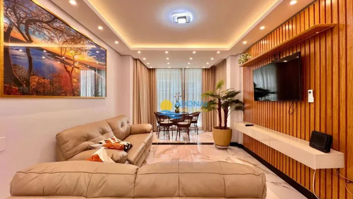 Apartamento beira-mar com vista Pitangueiras Guarujá