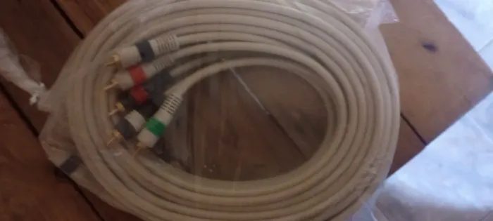 Cabo componente áudio E, áudio RCA alta resolução 3mts