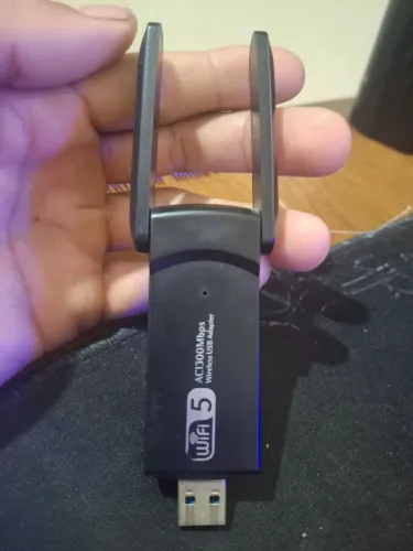 Adaptador Wi-Fi USB 3.0 1300mbps dual banda 2.4 5ghz