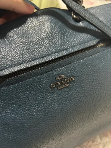 Bolsa COACH azul petróleo original