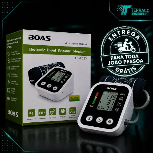 MEDIDOR DE PRESSÃO DIGITAL BOAS