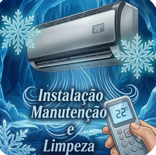 Instalação, limpeza e manutenção de ar condicionado.