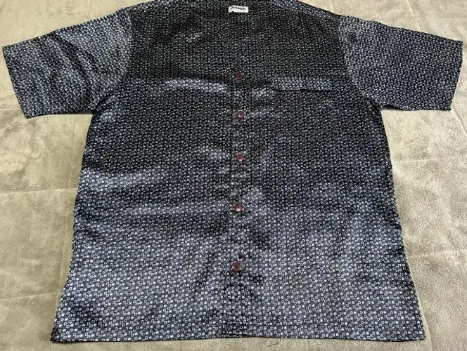 PIJAMA CURTO DE SEDA LE PALAIS GG AZUL
