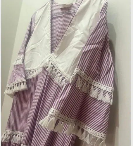 Vestido curto marca Bambola listrado