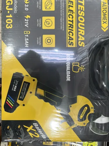 Tesoura Elétrica Portátil para Tecido, Couro, Carpete, PVC e Papelão, Cortador Sem Fio 