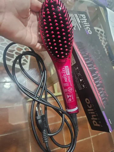 Escova elétrica alisadora Philco