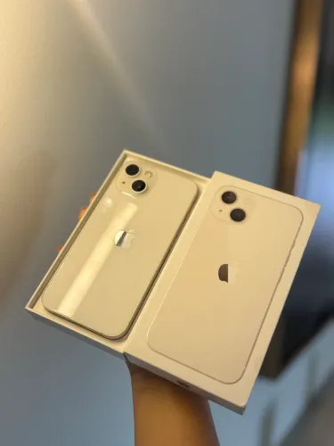 IPHONE 13 BRANCO - 128GB - TODO ORIGINAL