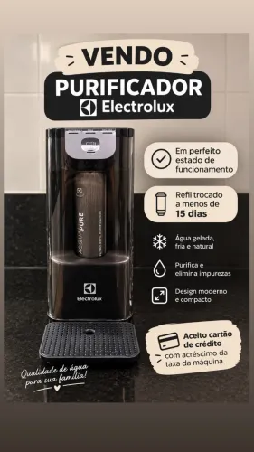Purificador Electrolux Aqua Pure Grafite