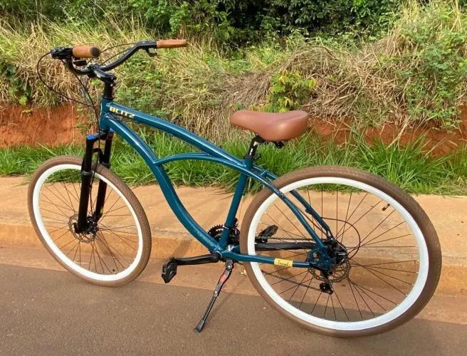 Bicicleta Beach Vintage Aro 29 Blitz Terral praticamente zero