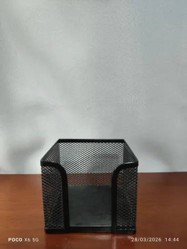 Porta lembretes aramado para escritório e para blocos de anotações