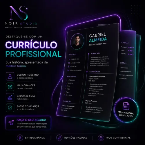 Currículo Pronto para Enviar nas Vagas