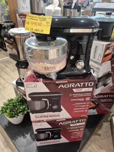 Batedeira Planetária Supremma Agratto 700W
