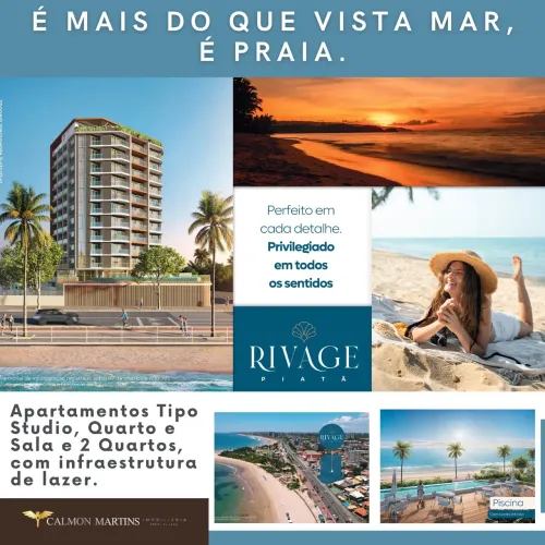 Rivage Piatã | Studio | O Melhor Custo-Benefício do Empreendimento - 21 m²