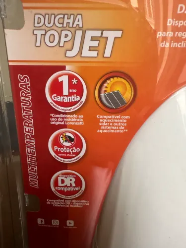 Ducha Top Jet - LORENZETTI 220v / 6400w