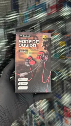 Fone gamer p2 com microfone headset 