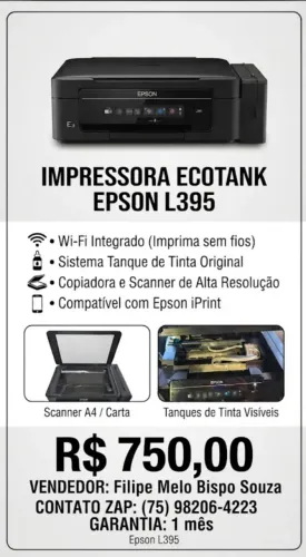 Vendo impressotá L395