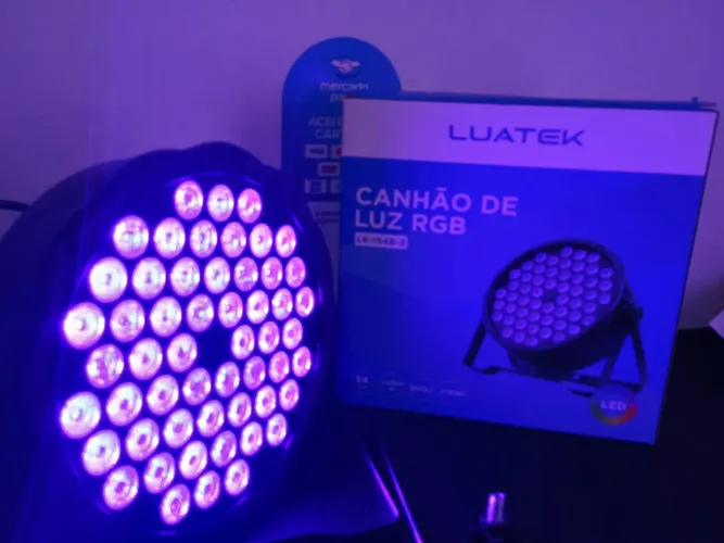 Canhão de festa 54 LEDs RGB / MEGA PROMOÇÃO