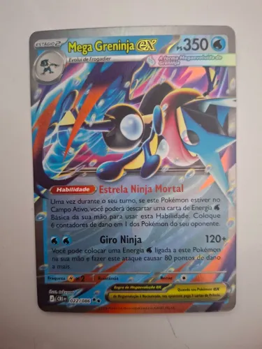 Cartinha Pokémon Mega Greninja ex