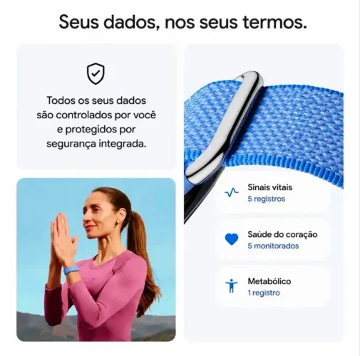 Smartband Google Fitbit Air Preta