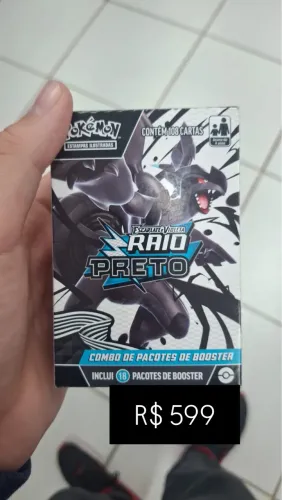 Mini BB Pokémon Raio Preto - Lacrada | Produto Nacional