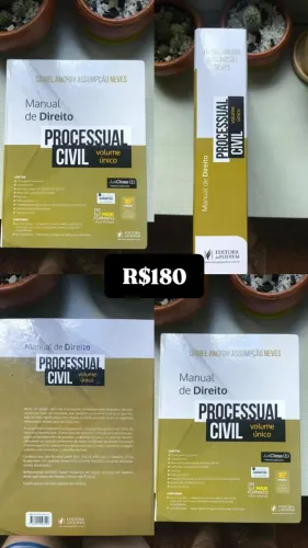 Livro Manual de Direito Processual Cívil - 16ª edição