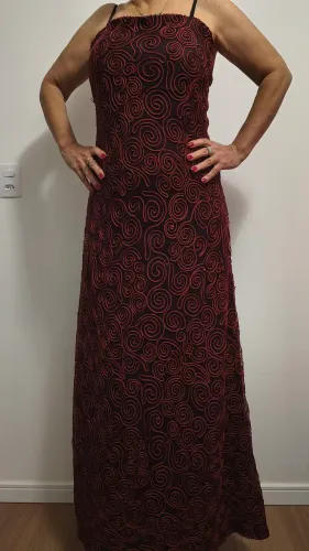 Vestido longo de festa