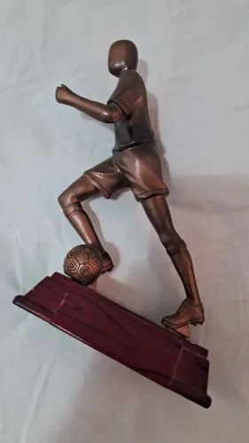Troféu de futebol antigo
