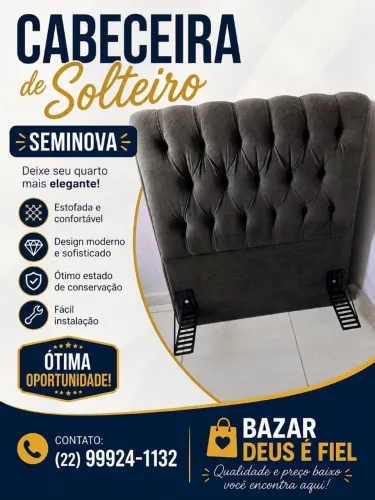 Vendo cabiceira solteiro sobrenova em ótimo estado