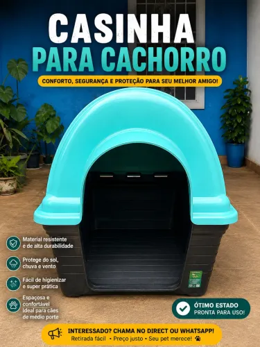 CASINHA DE CACHORRO PORTE GRANDE