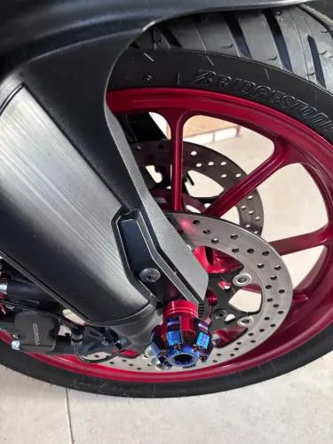 Sliders em alumínio para motos