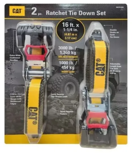 Cinta Caterpillar Amarração Catraca Reboque Carga 454kg