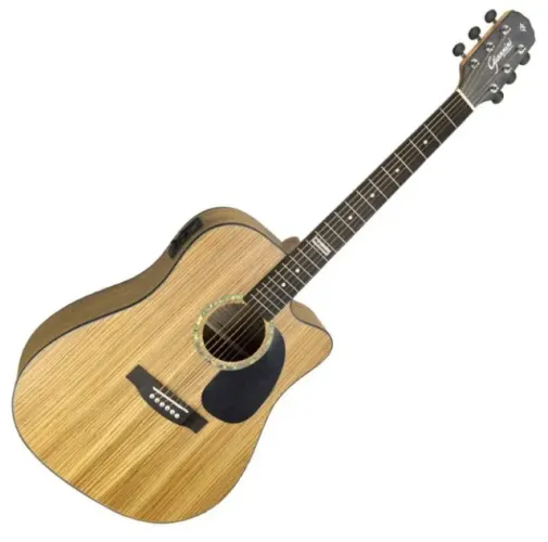 Violão Giannini Folk GF-1D CEQ ZW Zebra