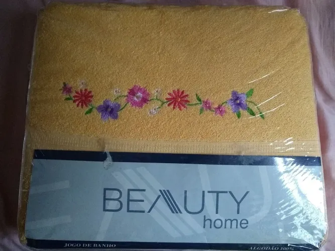 Jogo de Banho 5 Peças Beauty Home 100% Algodão